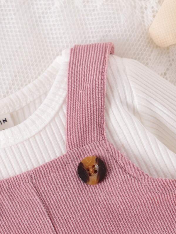 Conjunto de 2 piezas para bebé niña, sweater y vestido