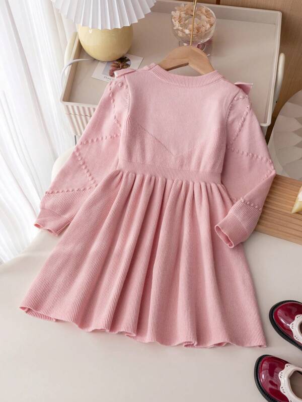 Vestido de punto para niñas pequeñas