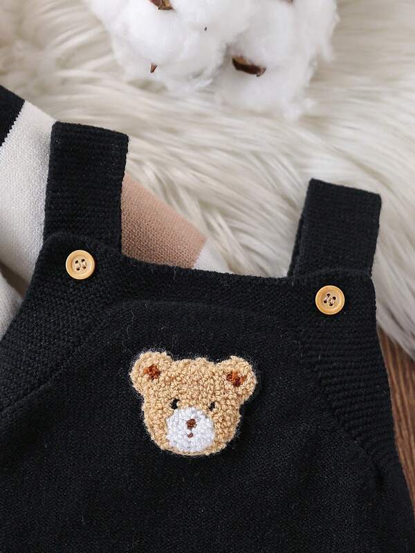 Conjunto de 2 piezas para bebé y niños pequeños, sweater y braga