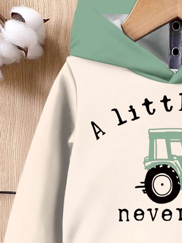 Conjunto de 2 piezas para bebé y niños pequeños, sudadera y joggers
