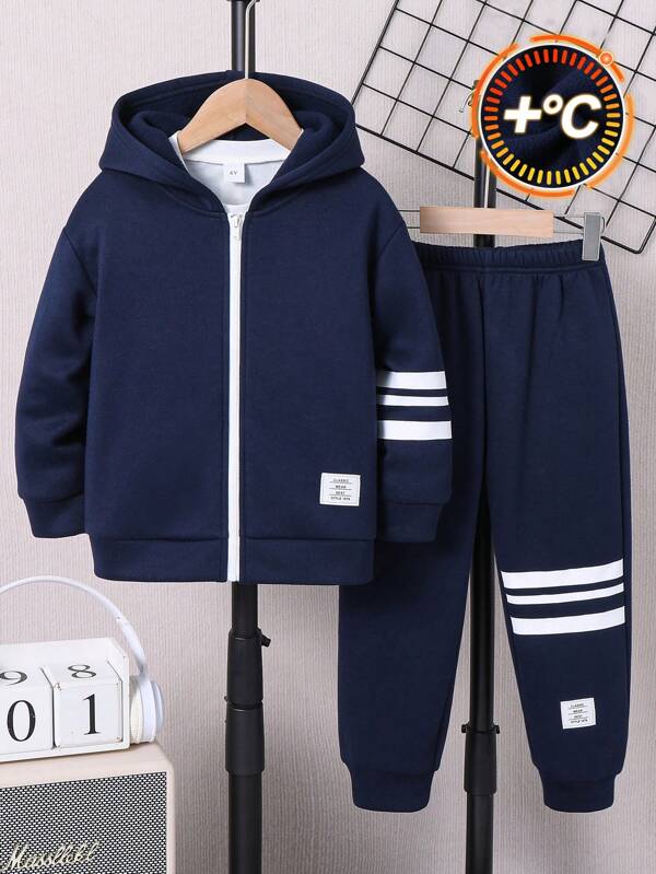 Conjunto de 2 piezas para bebé y niños pequeños, sudadera y joggers