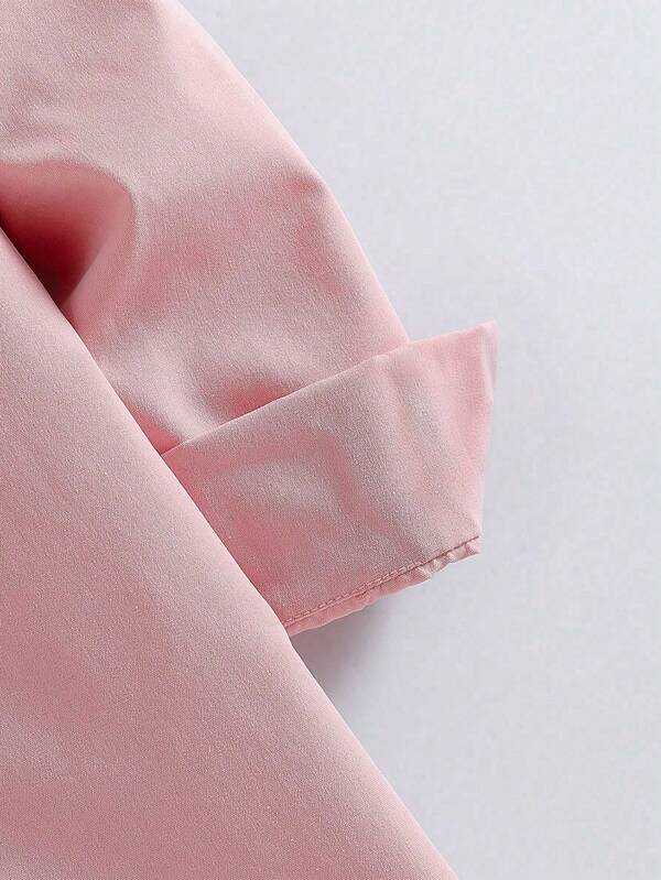 Camisa manga larga con corbatín para niño pequeño