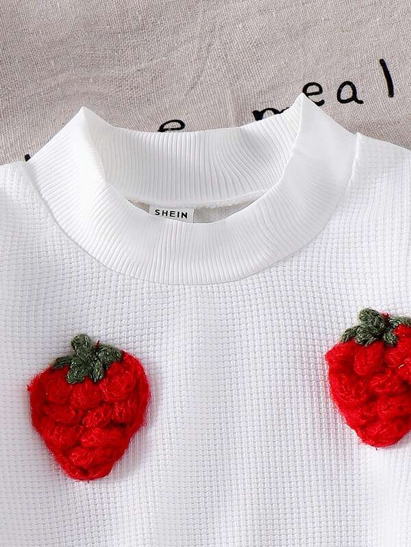 Conjunto de 2 piezas para niñas pequeñas, sweater y pantalón acampanado