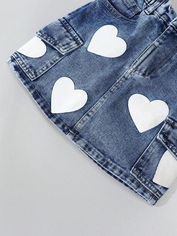 Conjunto de 2 piezas para niñas pequeñas, chaqueta y falda