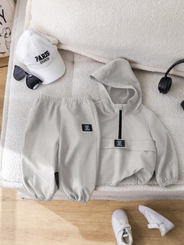 Conjunto de 2 piezas para bebé y niños pequeños, sudadera y joggers