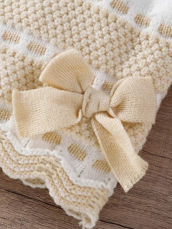 Conjunto de 2 piezas para bebé niña, sweater y mono