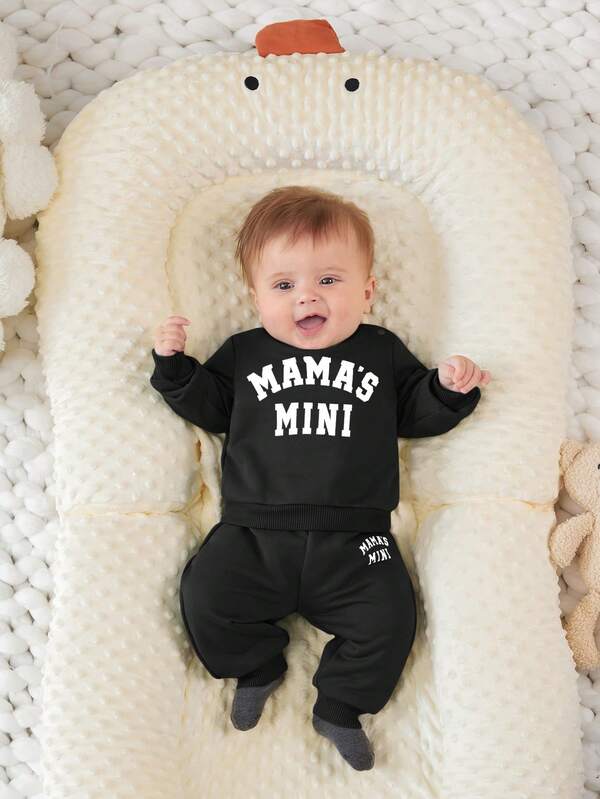 Conjunto de 2 piezas para bebé niño, sweater y mono