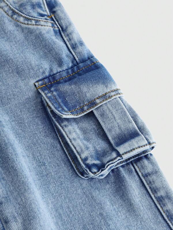 Braga denim para bebé y niñas pequeñas