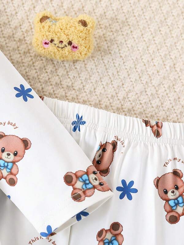 Conjunto de 2 piezas para niños pequeños, sweater y mono