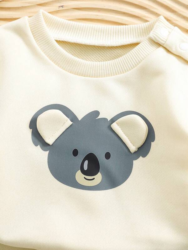 Conjunto de 2 piezas para bebé niño, sweater y mono