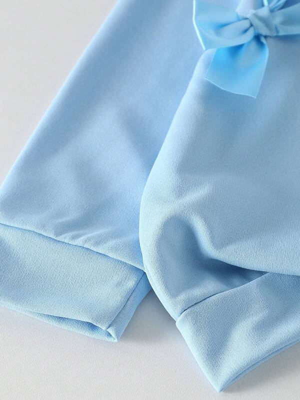 Conjunto de 2 piezas para niñas pequeñas, pantalón y sweater