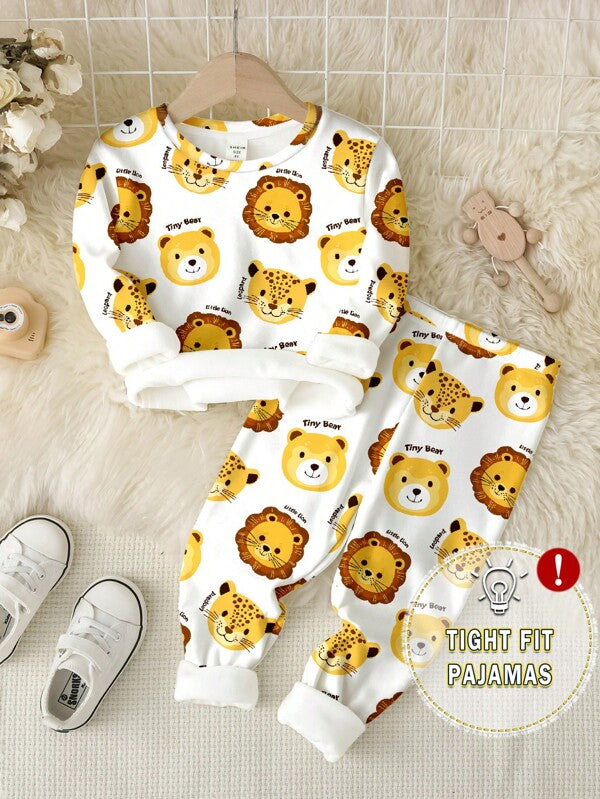 Conjunto de 2 piezas para bebé y niños pequeños, sweater y mono