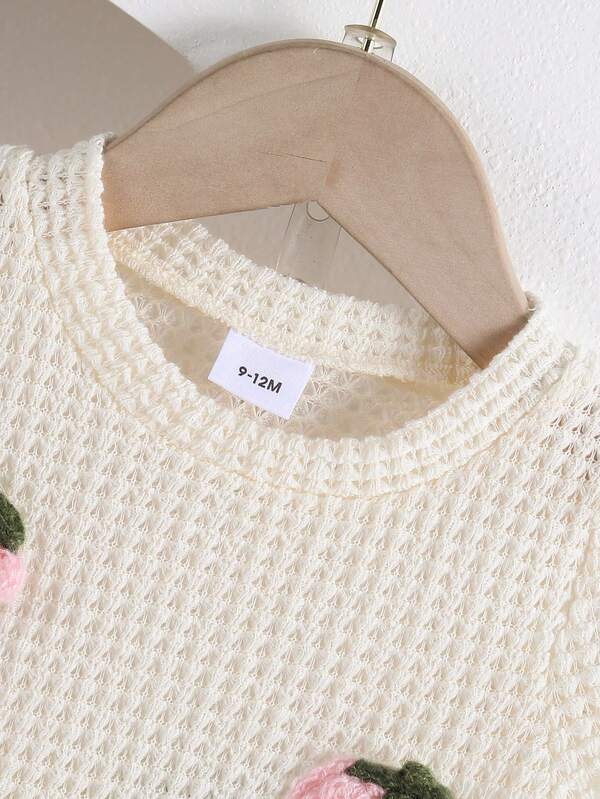 Conjunto de 2 piezas para bebé niña, blusa y falda