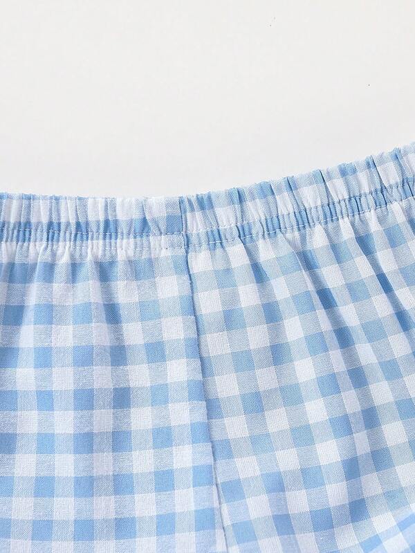 Conjunto de 2 piezas para bebé y niños pequeños, camisa y shorts