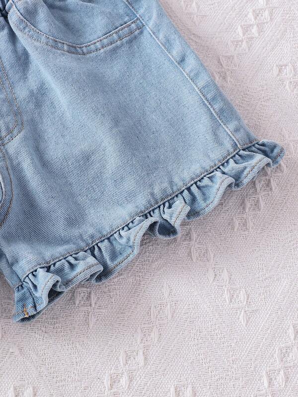 Set de 3 shorts para niñas pequeñas