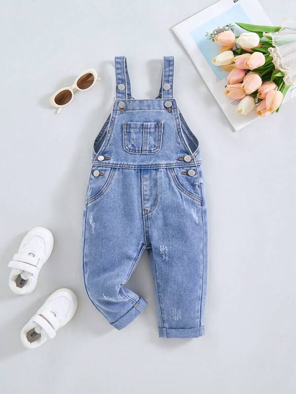 Braga denim para bebé y niñas pequeñas