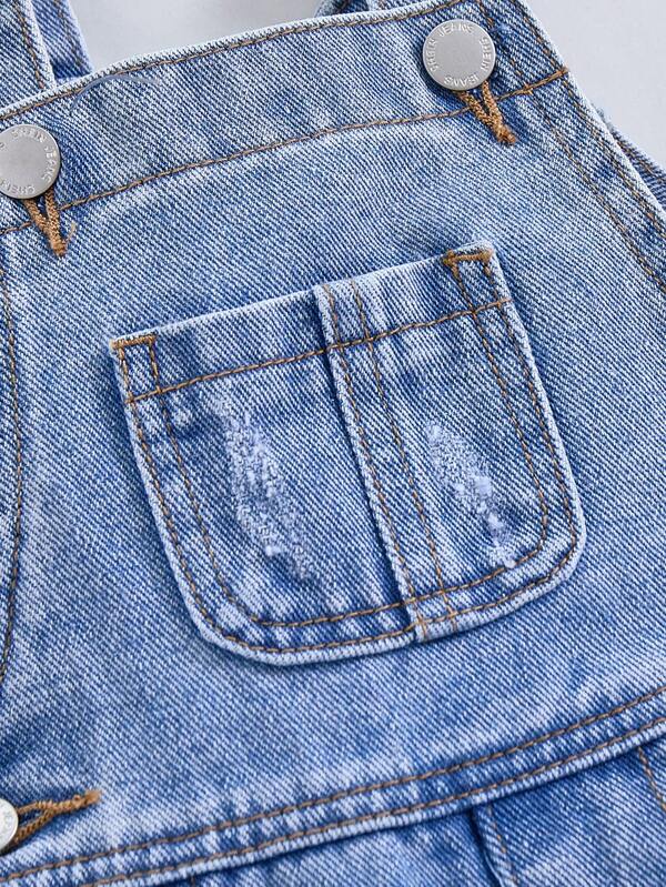Braga denim para bebé y niñas pequeñas