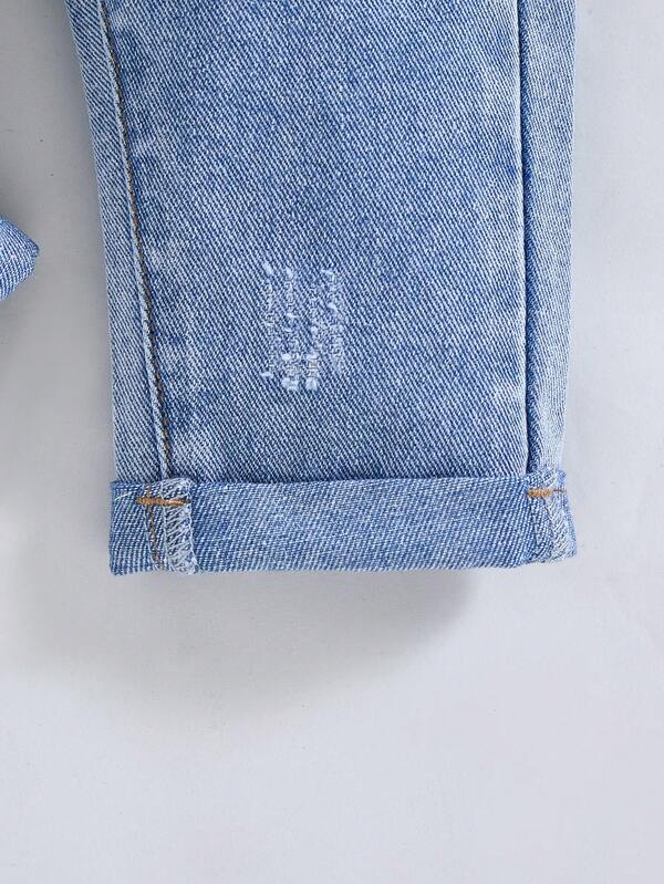 Braga denim para bebé y niñas pequeñas