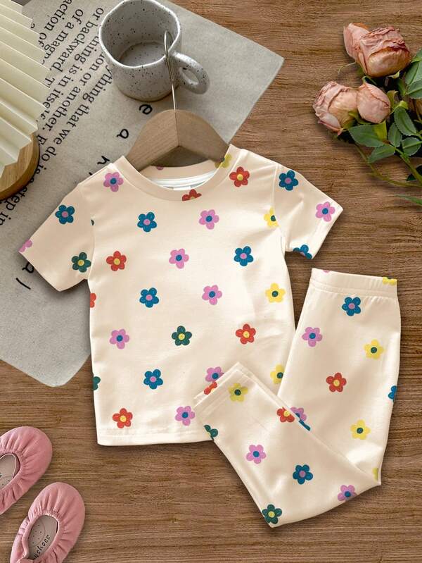 Conjunto de 2 piezas para bebé y niñas pequeñas, sweater y mono