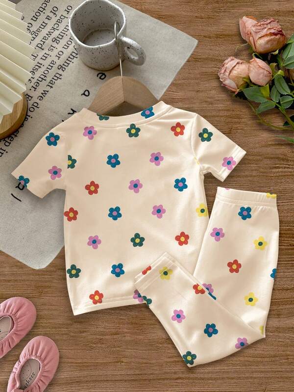 Conjunto de 2 piezas para bebé y niñas pequeñas, sweater y mono