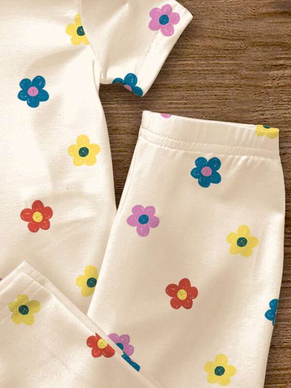 Conjunto de 2 piezas para bebé y niñas pequeñas, sweater y mono