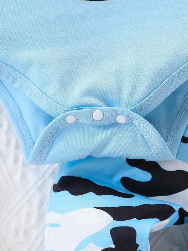 Set de 3 piezas para bebé y niños pequeños, body, mono y gorro