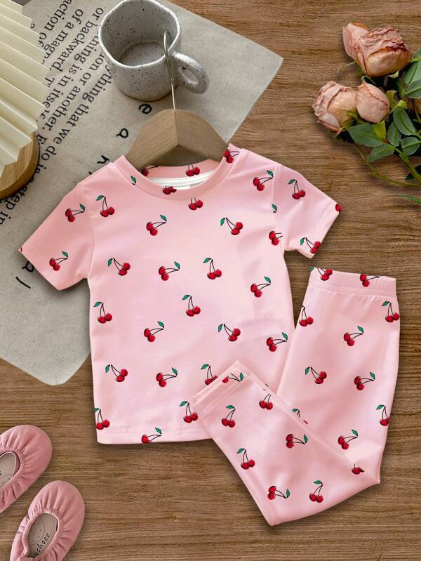 Conjunto de 2 piezas para bebé y niñas pequeñas, franela y leggins