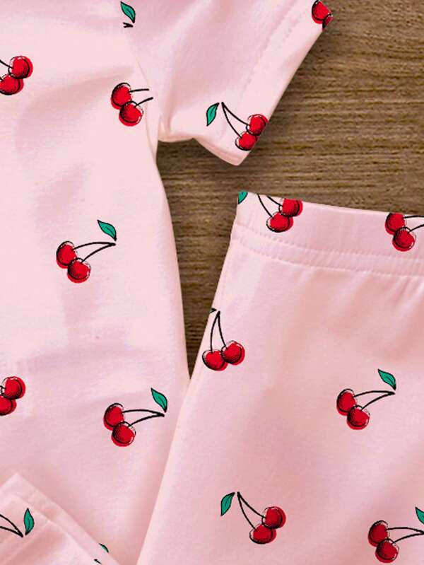 Conjunto de 2 piezas para bebé y niñas pequeñas, franela y leggins