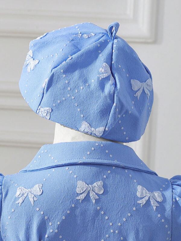 Vestido con boina para bebé y niñas pequeñas