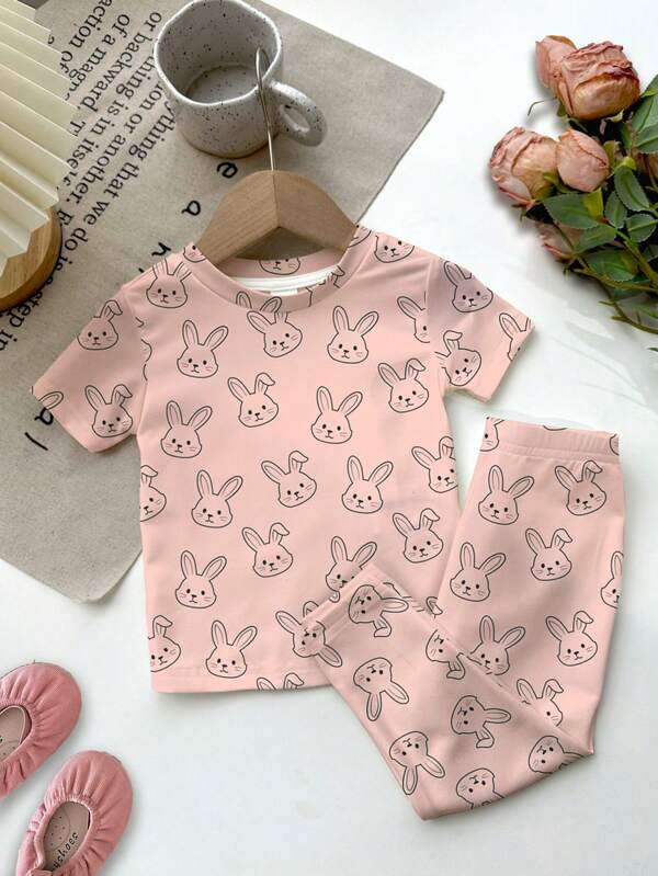 Conjunto de 2 piezas para bebé y niñas pequeñas, sweater y mono