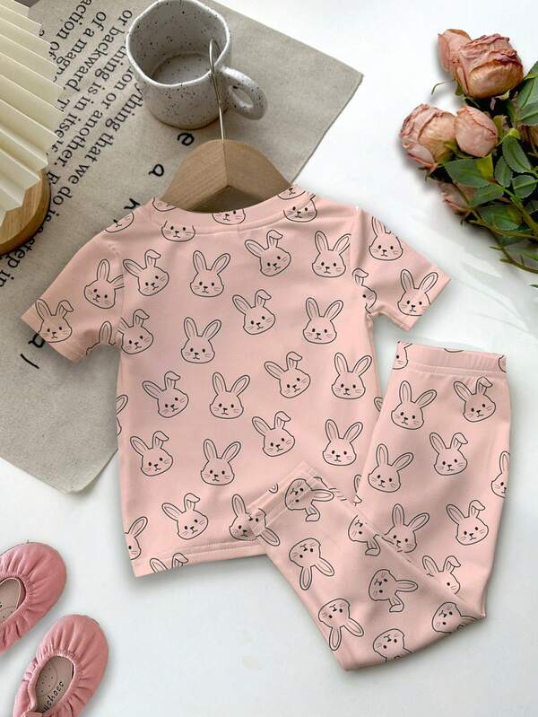 Conjunto de 2 piezas para bebé y niñas pequeñas, sweater y mono