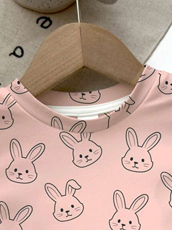 Conjunto de 2 piezas para bebé y niñas pequeñas, sweater y mono