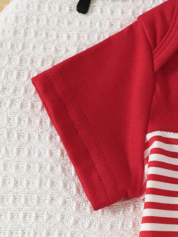 Conjunto de 2 piezas para bebé y niños pequeños, body y shorts