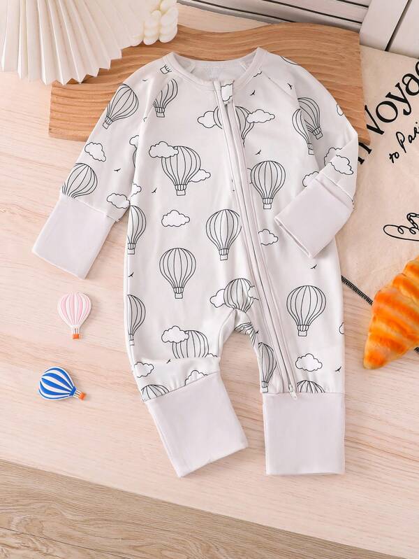Mameluco de globo aerostático para bebé niño
