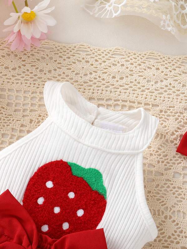 Set de 3 piezas para bebé niña, vestido, calcetines y diadema