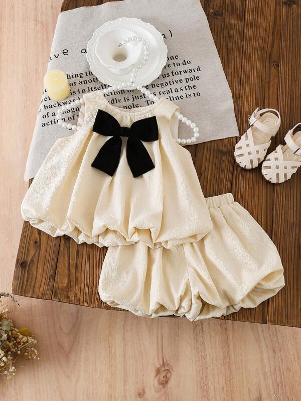 Conjunto de 2 piezas para bebé y niñas pequeñas,