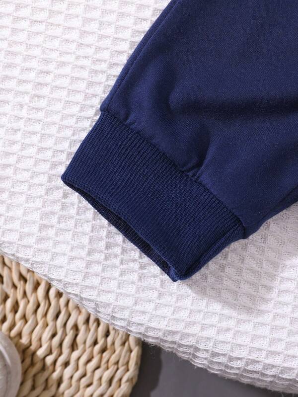 Conjunto de 2 piezas para bebé y niños pequeños, chemise y joggers