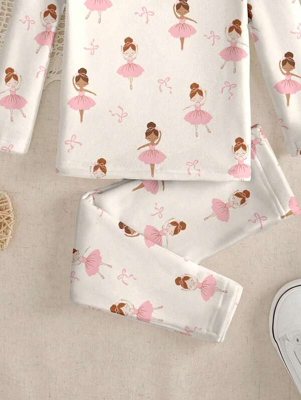 Conjunto de 2 piezas para bebé y niñas pequeñas, sweater y mono