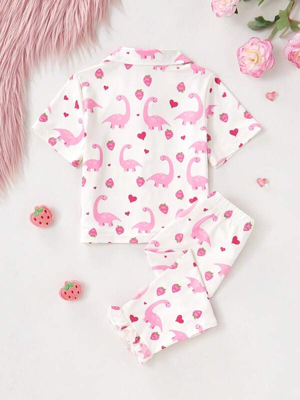 Conjunto de 2 piezas para bebé niña, camisa y mono