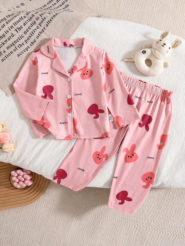 Conjunto de 2 piezas para bebé niña, camisa y mono