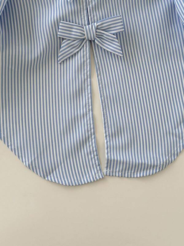 Camisa a rayas para bebé niña