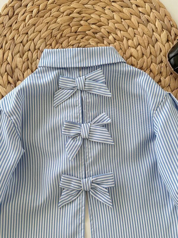 Camisa a rayas para bebé niña
