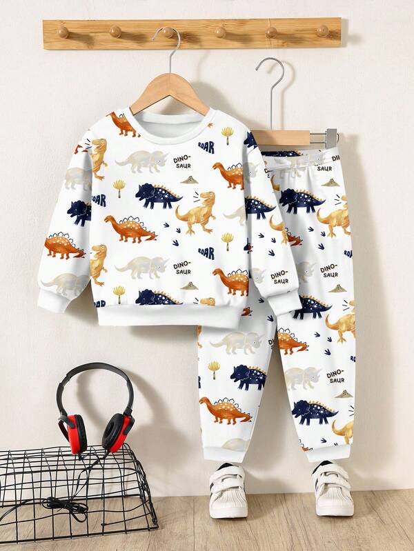 Conjunto de 2 piezas para bebé y niños pequeños, sweater y joggers