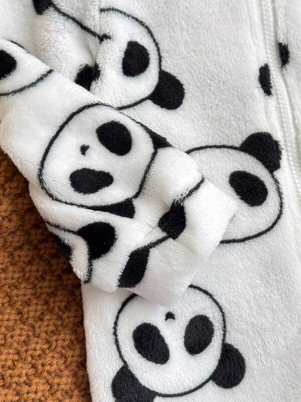 Mameluco de oso panda para bebé y niños pequeños