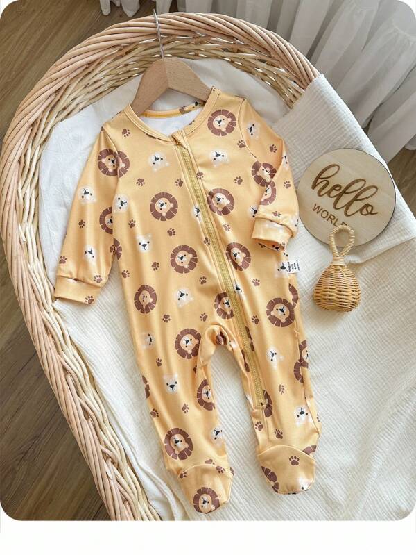 Mameluco de león para bebé niño