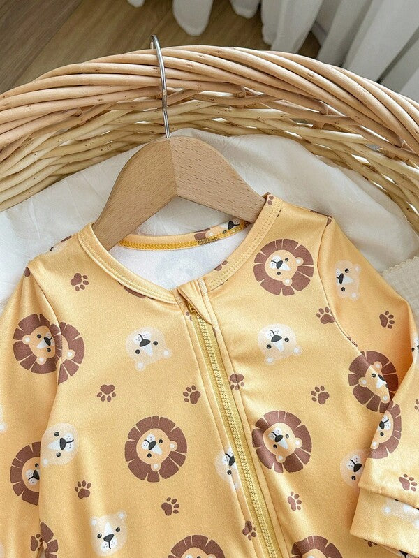 Mameluco de león para bebé niño