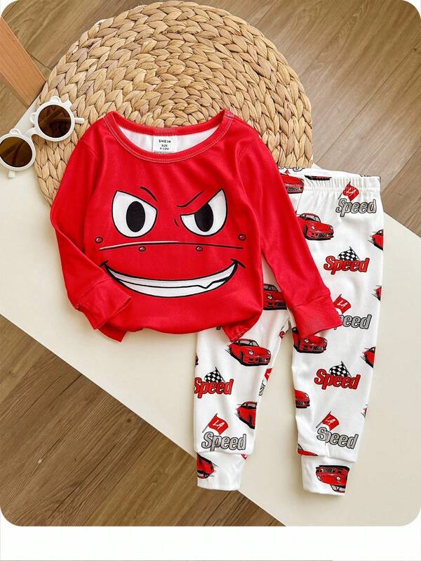 Conjunto de 2 piezas para bebé y niños pequeños, sweater y mono
