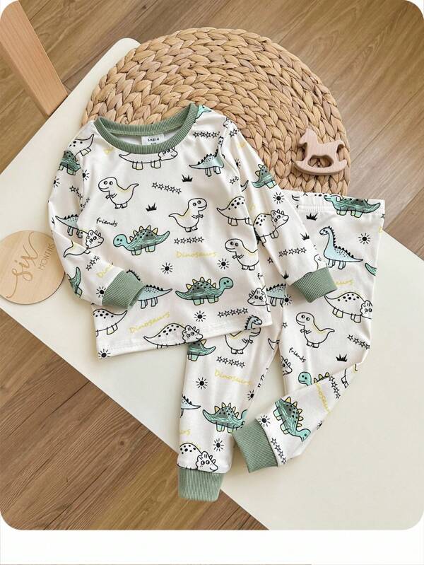 Conjunto de 2 piezas para bebé y niños pequeños, sweater y mono