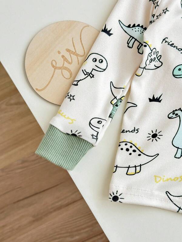 Conjunto de 2 piezas para bebé y niños pequeños, sweater y mono