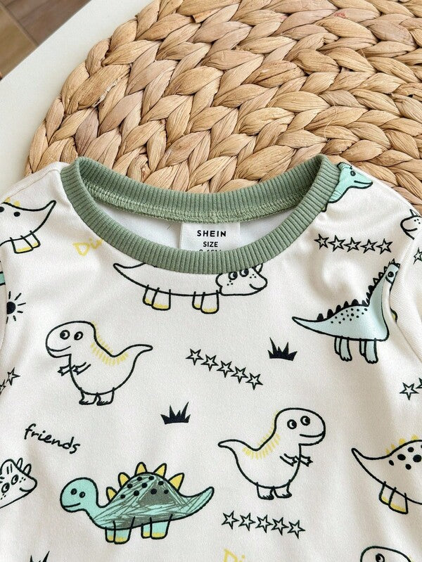 Conjunto de 2 piezas para bebé y niños pequeños, sweater y mono
